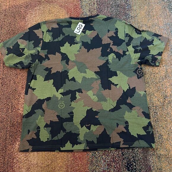 Lifted Research Group LRG Cycle Logo Tee Cotton T-Shirt Camo Size L - Picture 5 of 5